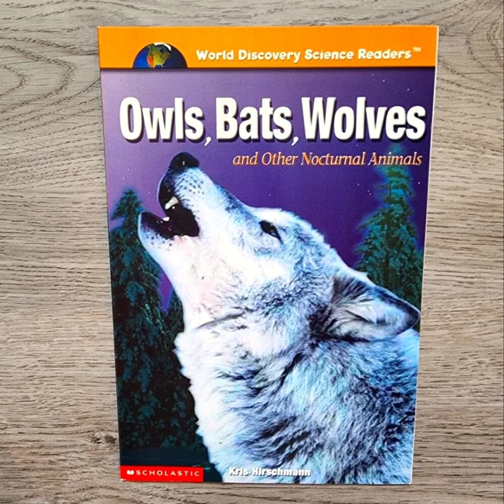 Owls, Bats, Wolves, & Other Nocturnal Animals Nonfiction Paperback Photo Book